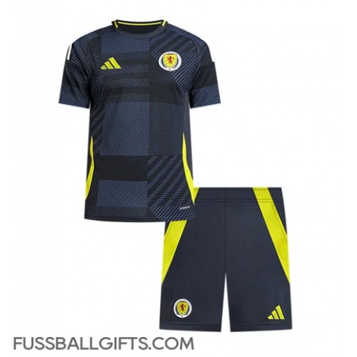 Schottland Fußballbekleidung Heimtrikot Kinder EM 2024 Kurzarm (+ kurze hosen)